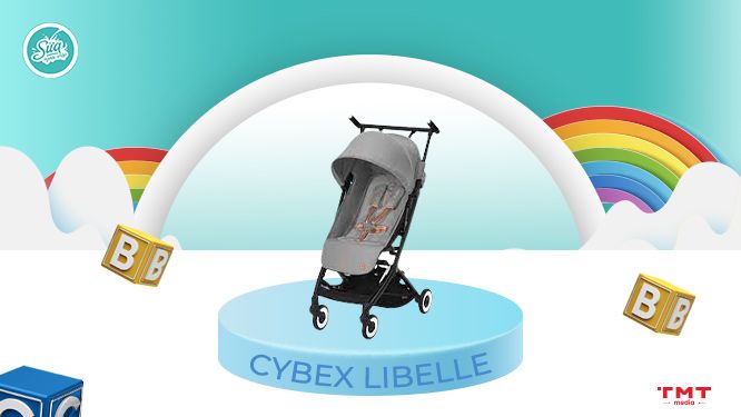 Cybex Libelle xe đẩy du lịch gấp gọn cho bé