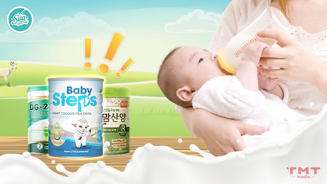 Lưu ý khi cho trẻ bắt đầu sử dụng sữa dê