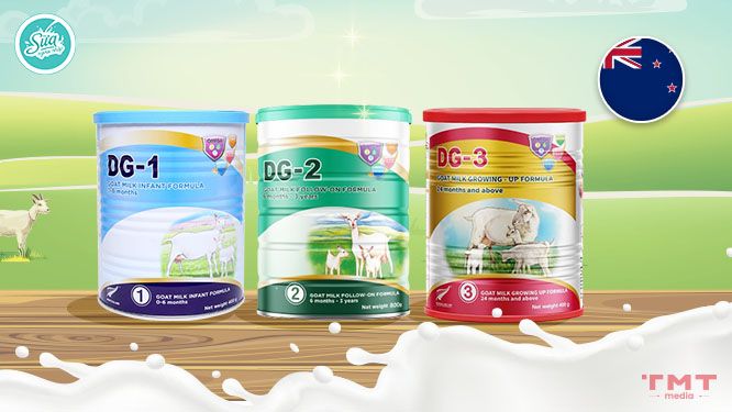 Sữa dê New Zealand đến từ thương hiệu DG