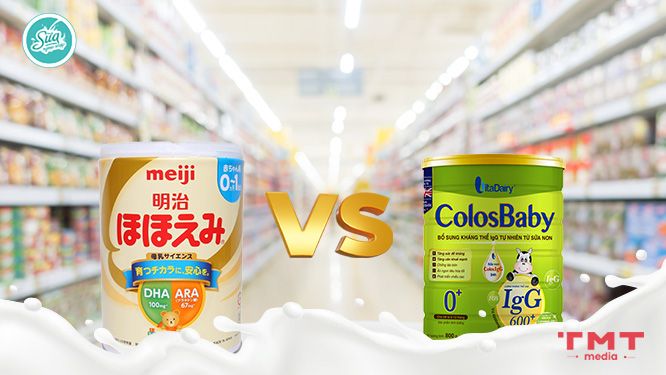 Sữa Meiji và Colosbaby loại nào tốt?
