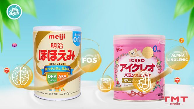So sánh sữa Meiji và Glico loại nào tốt hơn cho thể trạng trẻ em Việt