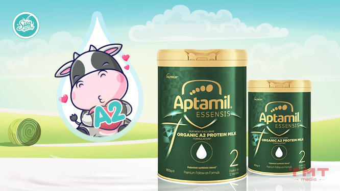 sữa aptamil essensis số 2 chứa đạm a2 độc quyền