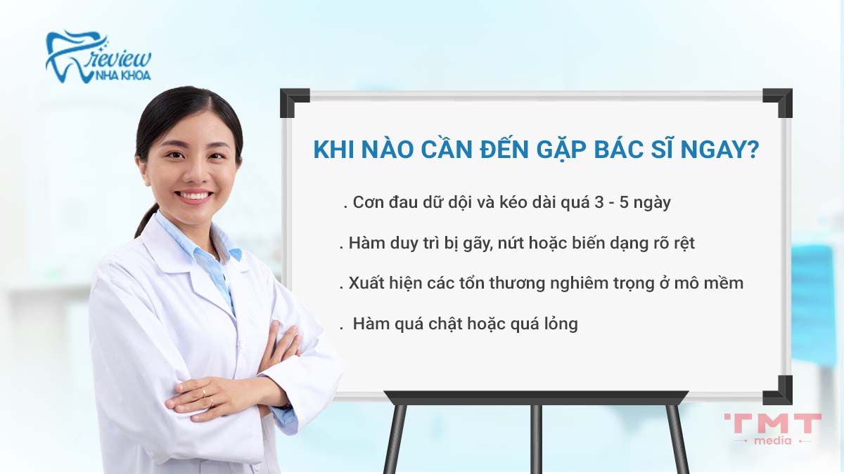 Khi nào cần đến gặp bác sĩ ngay?