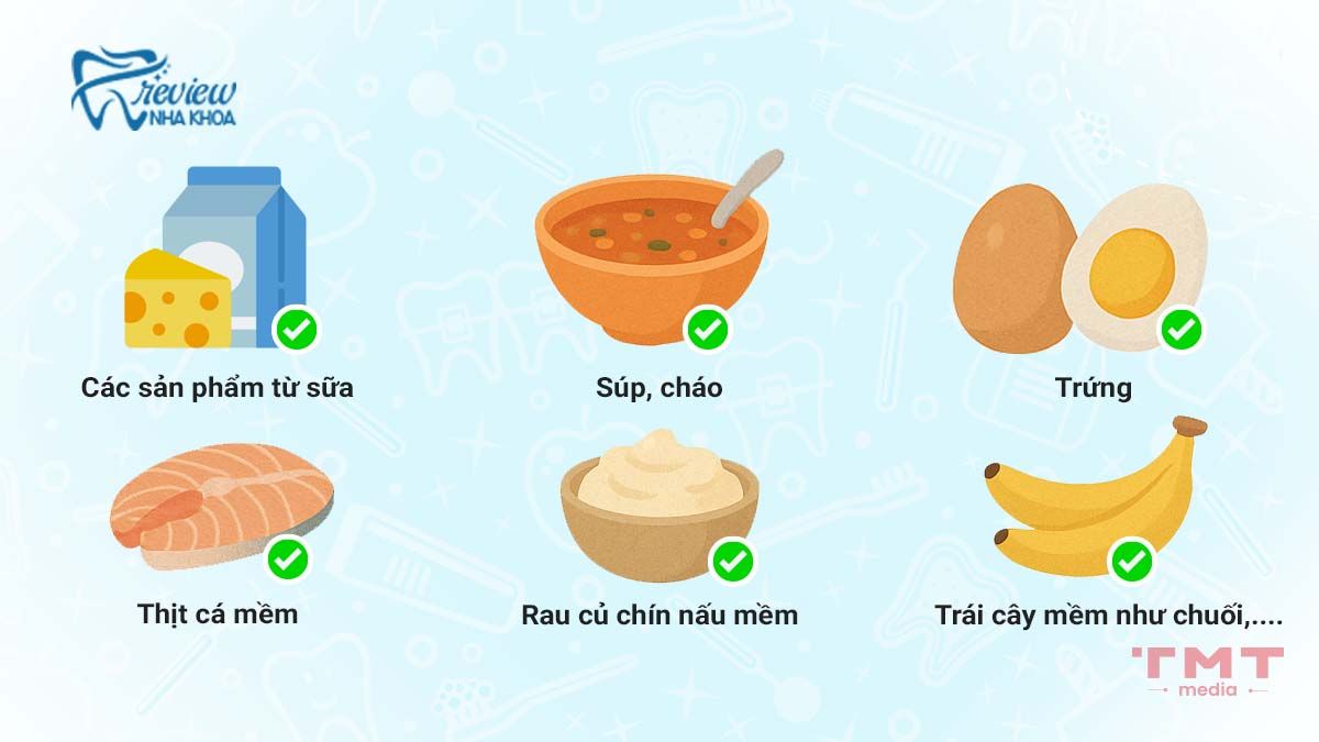 Niềng răng ăn gì? Những thực phẩm nên ăn khi niềng răng