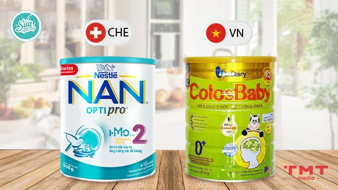 Tìm hiểu thương hiệu sữa Nan và Colosbaby