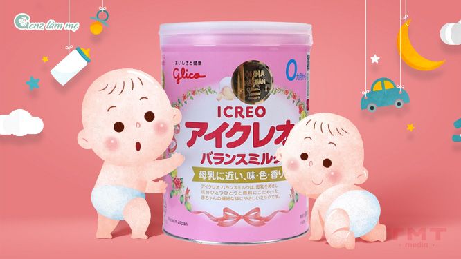 Sữa cho bé 10 tháng tuổi Glico số 0 – Nhật Bản