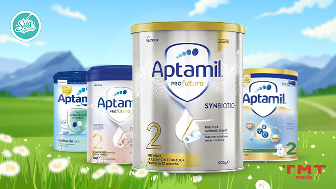 Sữa Aptamil số 2 dành cho trẻ 6 - 12 tháng tuổi 