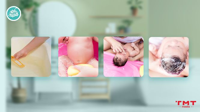 4 bước tắm cho trẻ sơ sinh an toàn, đúng cách