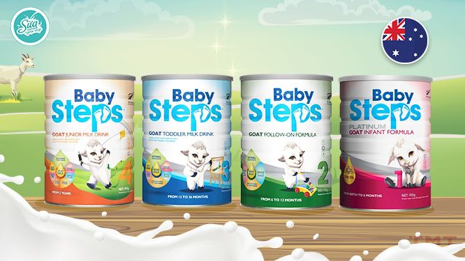 Sữa dê Baby Steps