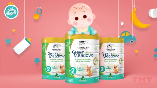 Sữa tăng cân cho bé 9 tháng tuổi: Green Meadows Step 2 Úc 