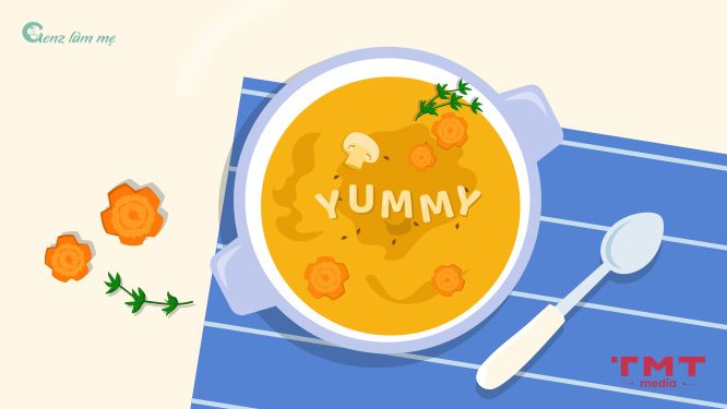 Cách nấu cháo cà rốt cho con ăn ngon miệng