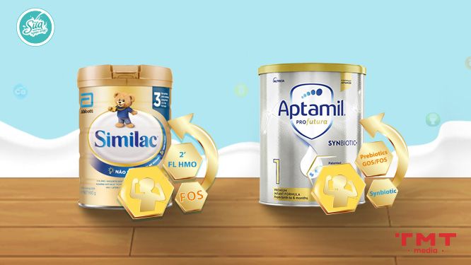 Bảng so sánh sữa Aptamil và Similac