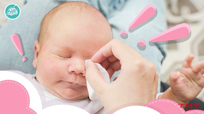 Lưu ý khi vệ sinh mắt cho trẻ sơ sinh ba mẹ cần biết