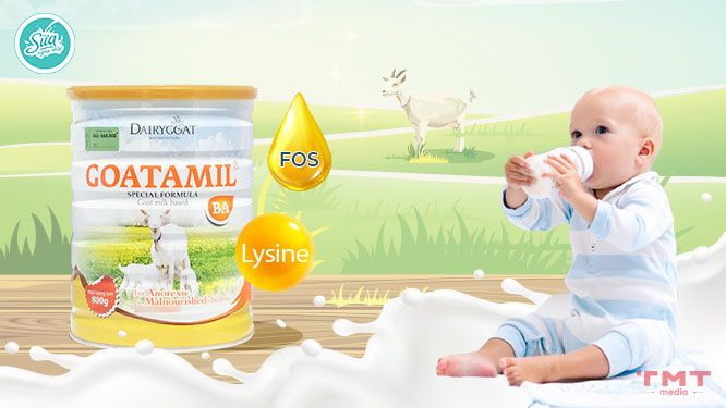 Sữa dê Goatamil BA – DairyGoat Việt Nam cho trẻ 7 tháng tuổi