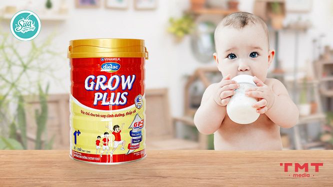 Sữa Dielac Grow Plus từ thương hiệu nổi tiếng Vinamilk