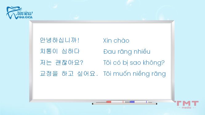 Gợi ý các mẫu câu giao tiếp bằng tiếng Hàn trong nha khoa