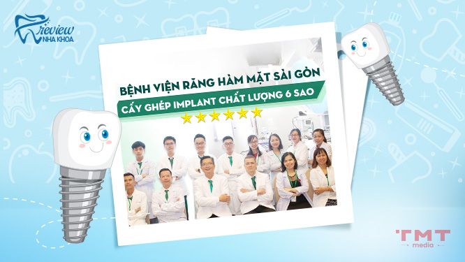 Trồng răng Implant Cần thơ ở Khoa Răng Hàm Mặt Bệnh Viện Sài Gòn