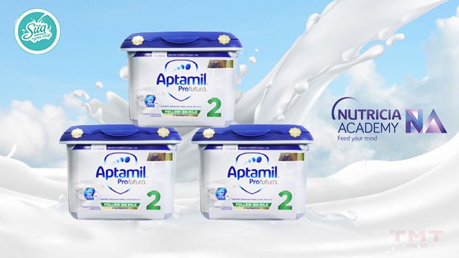 Sữa Aptamil Anh số 2 hộp lùn là sản phẩm của tập đoàn Nutricia UK 