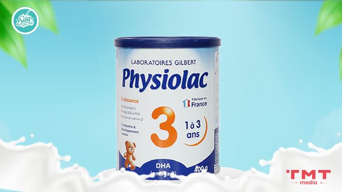 Sữa Physiolac 3 kết hợp lợi khuẩn, chất xơ tự nhiên bé tiêu hóa tốt