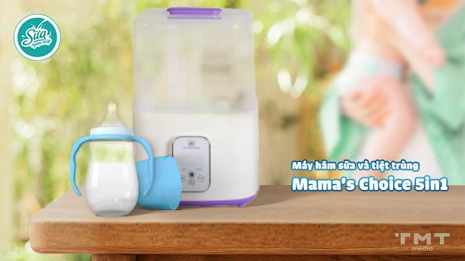 Máy tiệt trùng sấy khô hâm sữa Mama's Choice 5in1