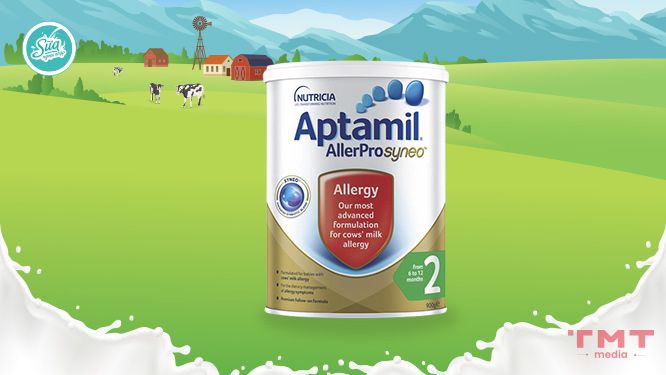Sữa Aptamil Úc dành cho trẻ dị ứng đạm bò Allerpro Syneo 