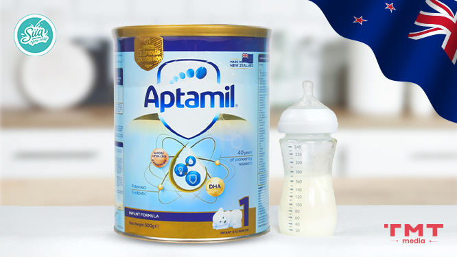 Giới thiệu thương hiệu sữa Aptamil New Zealand
