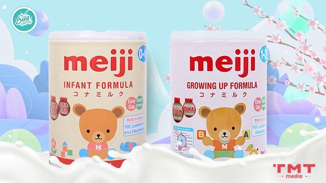 Sữa Meiji nhập khẩu có mấy loại?