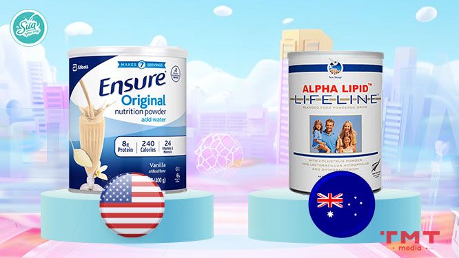 Tìm hiểu thương hiệu sữa Ensure và Alpha Lipid