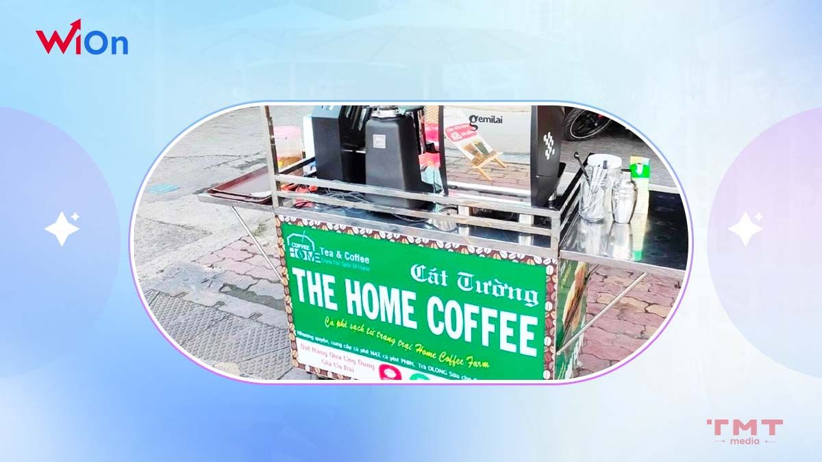 The Home Coffee thương hiệu nhượng quyền xe cafe take away