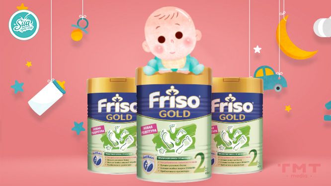 Sữa bột Frisolac Gold 2 là sữa tăng cân cho bé 9 tháng tuổi hiệu quả