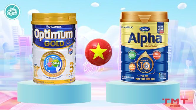 Tìm hiểu thương hiệu sữa Optimum và Dielac Alpha Gold