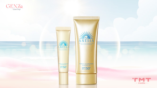Kem chống nắng Anessa Perfect UV Sunscreen Skincare Gel cho da khô