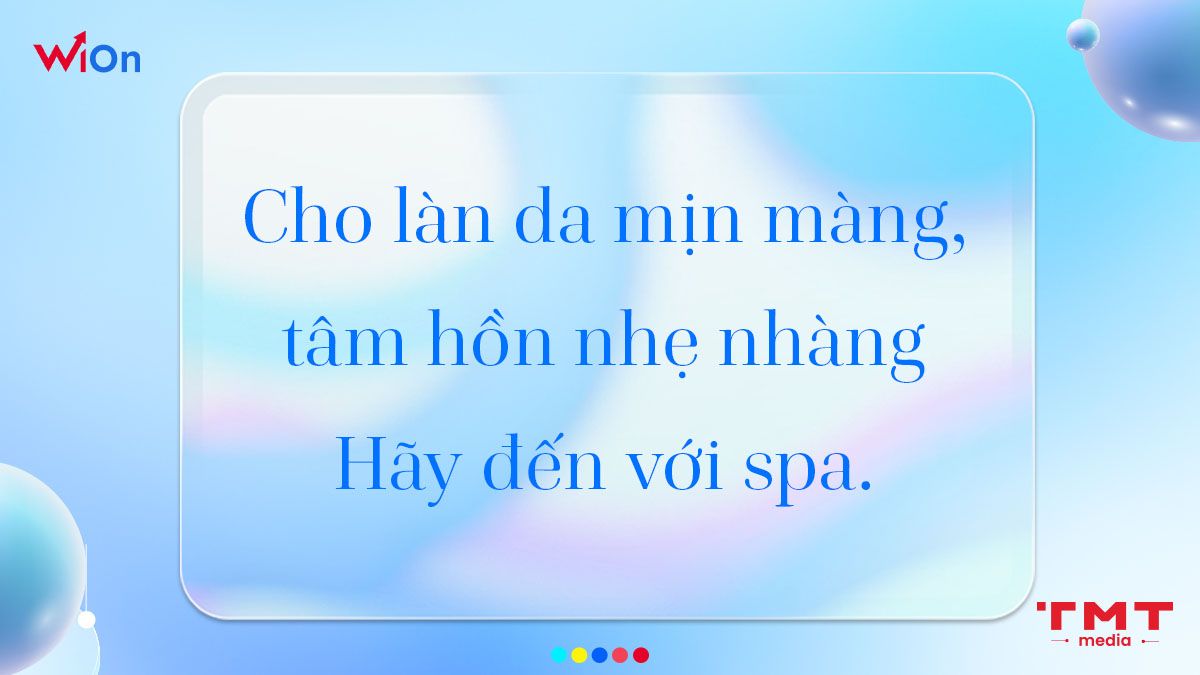 Những câu slogan spa dưỡng sinh hay