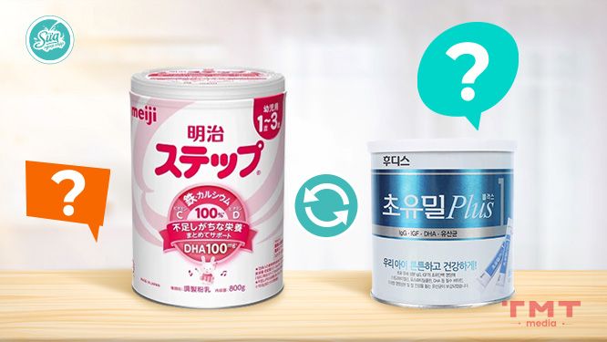 Câu hỏi liên quan khi pha sữa Meiji kết hợp sữa non ILDong