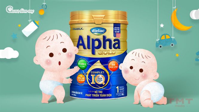 Dielac Alpha Gold thương hiệu sữa công thức nổi tiếng