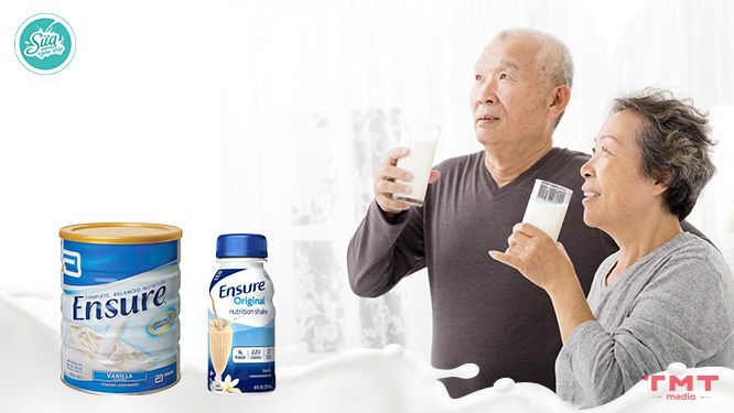 Cách sử dụng sữa Ensure cho người già