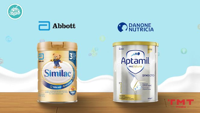 Giới thiệu thương hiệu sữa Aptamil và Similac