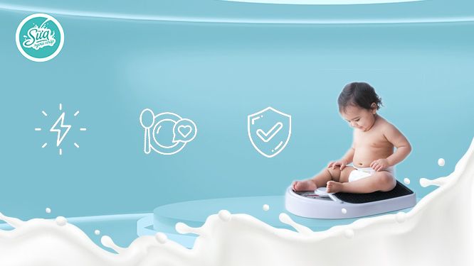 Tiêu chí lựa chọn sữa tăng cân cho trẻ