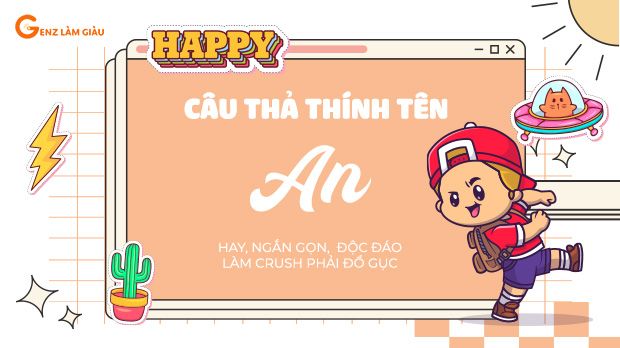 Những câu thả thính tên An hay, hài hước, độc đáo làm crush phải đổ gục