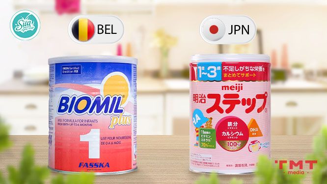Tìm hiểu thương hiệu sữa Biomil và Meiji