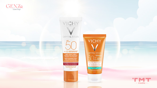 Kem chống nắng Vichy Ideal Soleil Anti-Aging cho da khô