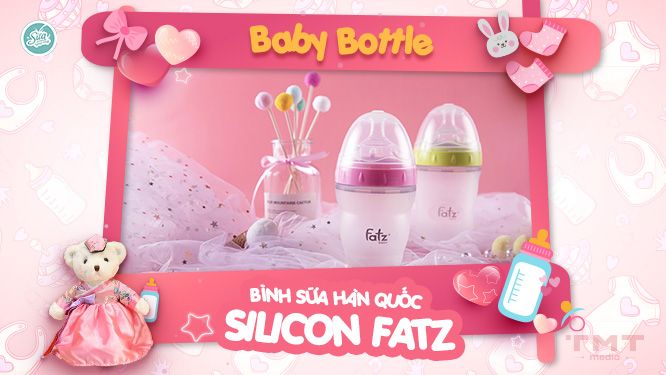 Bình sữa silicon Fatz Baby Hàn Quốc chống sặc, đầy hơi an toàn cho bé