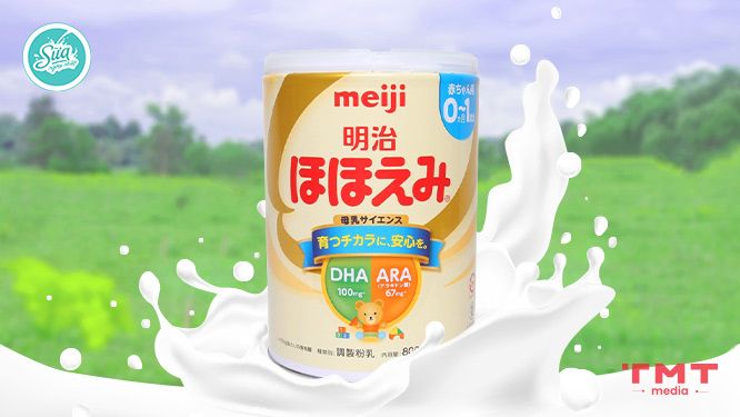 Sữa Meiji tăng cân cho bé sơ sinh