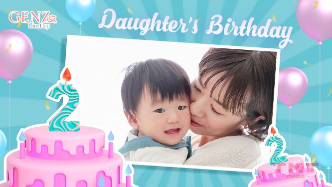 Lời chúc mừng sinh nhật con gái 2 tuổi của mẹ tình cảm