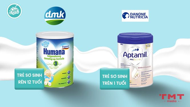 Đôi nét thương hiệu sữa Humana và Aptamil