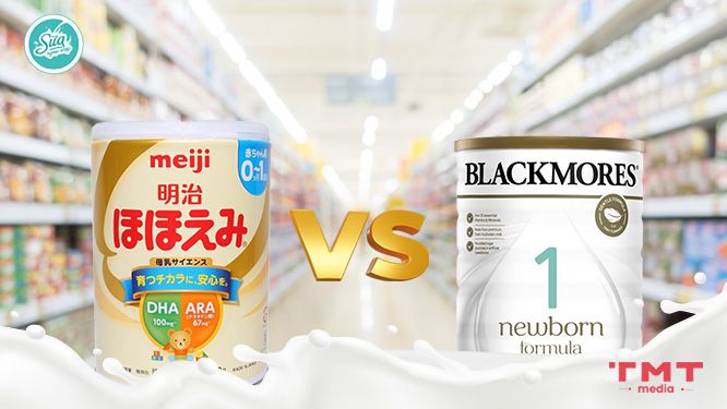 Nên chọn sữa Meiji hay Blackmore cho bé?