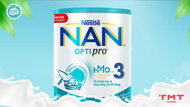 Sữa tăng cân cho bé từ 1 - 3 tuổi Nan Optipro