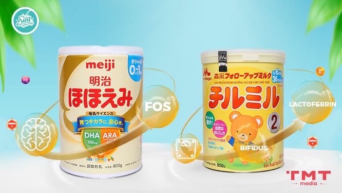 So sánh sữa Meiji và Morinaga loại nào tốt?