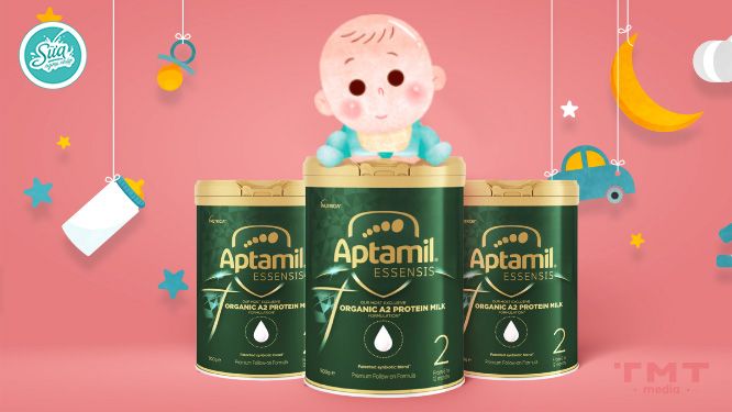 Sữa Aptamil Essensis Úc số 2 hỗ trợ trẻ phát triển toàn diện, đặc biệt hữu ích với trẻ sinh non, có cơ địa nhạy cảm
