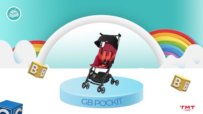 Xe đẩy siêu nhẹ gấp gọn cho bé GB Pockit